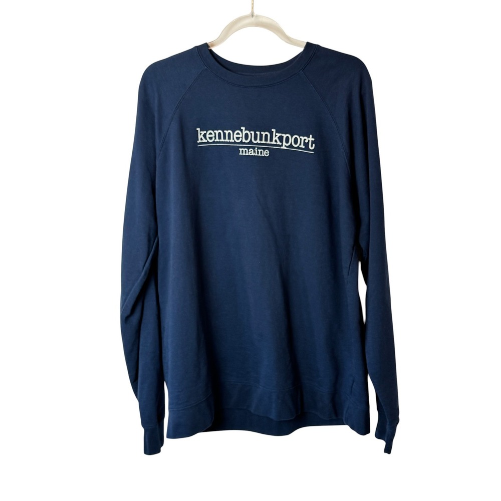 Independent Trading Company Kennebunkport Maine Sweatshirt Navy Blue 2XL